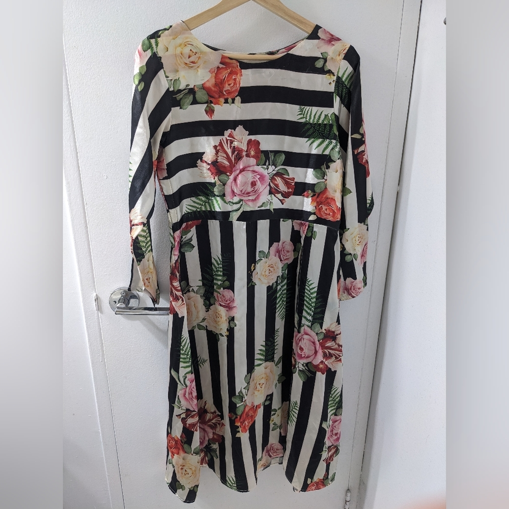 Striped long tunic kameez small
